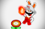 Rabbid Mario finds a Fire Flower 🔥