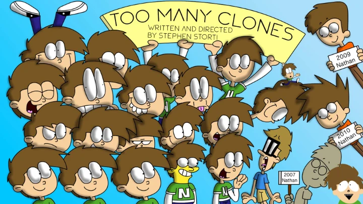Ethan,Nathan,Larry and Elmer in Too Many Clones