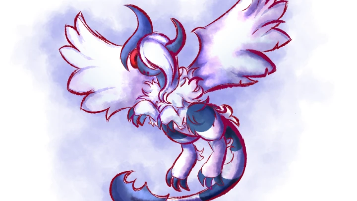 Pokemon: Flygon Absol fusion 3d