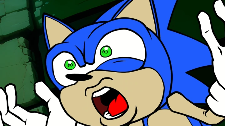 Sonic swallows wrong bubble