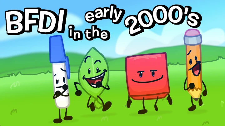 BFDI.. but it's the early 2000's?