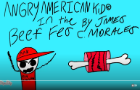 Angry American Kid in Beef Fair by James C. Morales