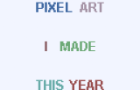 Pixel Art Animations I Made this Year