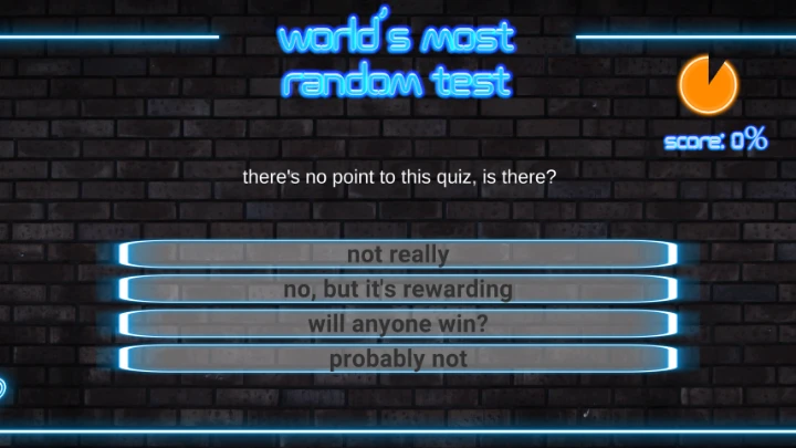The World's Most Random Quiz