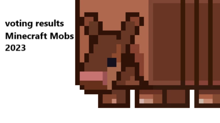 voting results Minecraft Mobs 2023