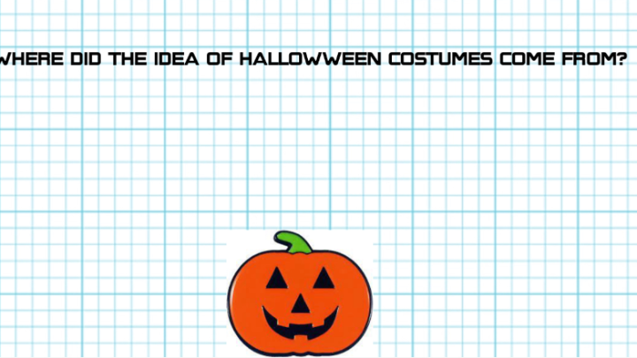 Where did the idea of Halloween costumes come from?