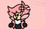 She is rotating