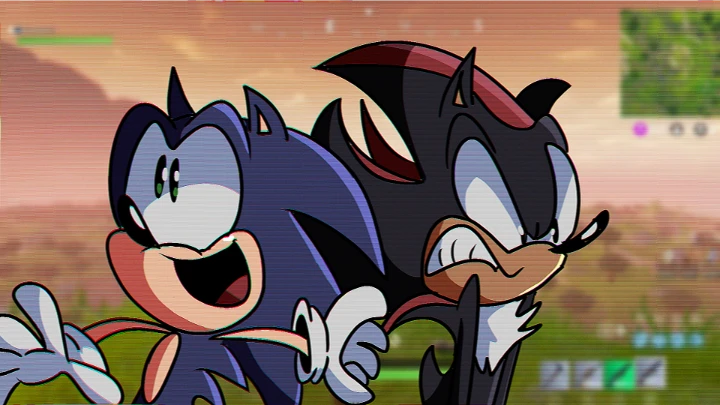 How Sonic and Shadow Play Fortnite (Sonic the Hedgehog short)