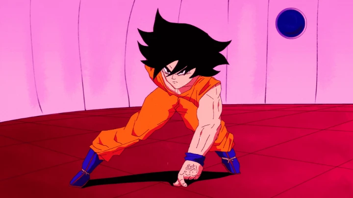 Goku Doing Pushups