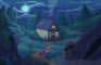 Purrple Cat - House in the Woods