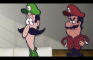 LUIGI GO TO THE BATHROOM