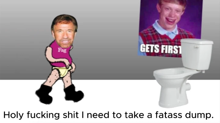 Stuck in the toilet