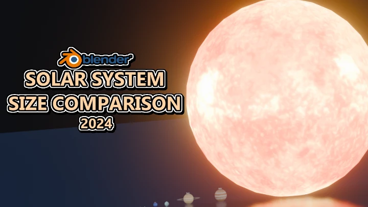 Blender Solar System Size Comparison 2024