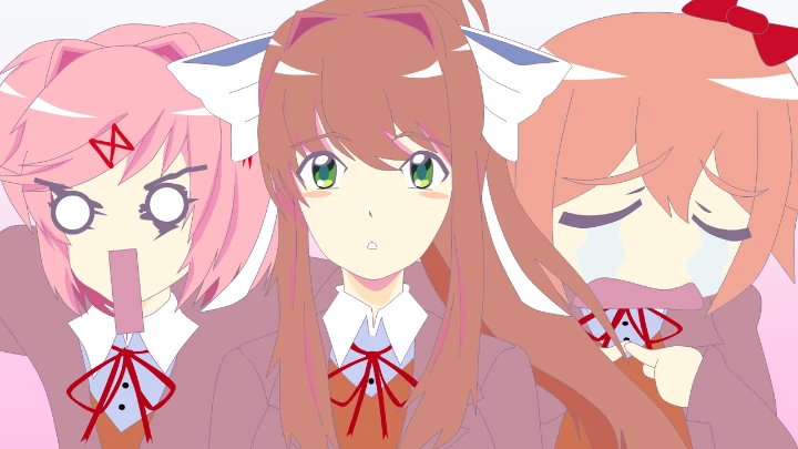DDLC Real Friends Animation "Come to the club!"