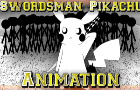 Swordsman Pikachu fight animation