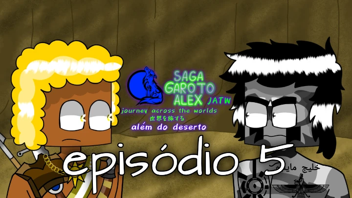 Saga garoto alex jatw - além do deserto episódio 5 (animação flipaclip) (ibis paint x)