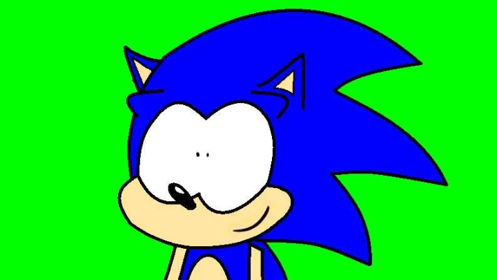 sonic pantalla verde