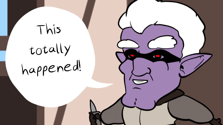 DND Animated - The drow rogue who robbed the party blind (totally happened, guys)