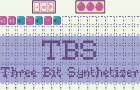 TBS: Three Bit Synthetizer