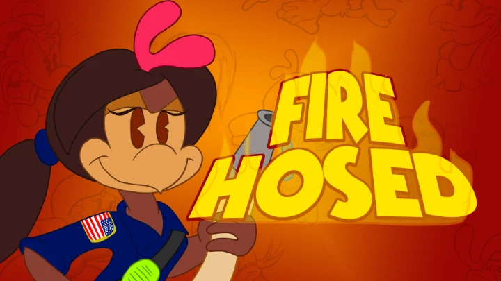Fire Hosed - A Chelsai Chicken Cartoon