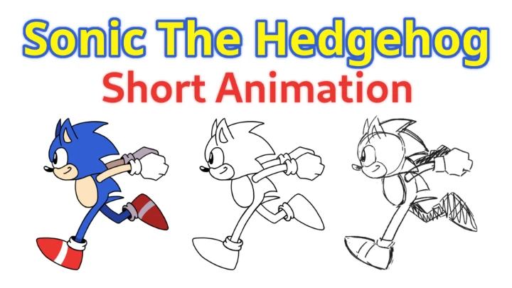 Sonic The Hedgehog | Short Animation (+ Process!)