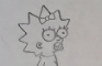 Maggie Simpson Pencil Test