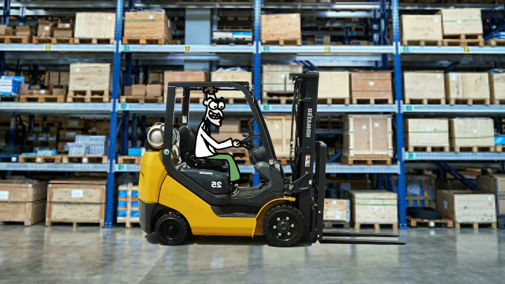 Doofenshmirtz is Forklift Certified
