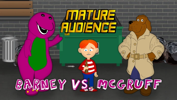 Barney Commerical 18 - Barney vs. McGruff