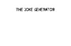 Joke generator v0.2