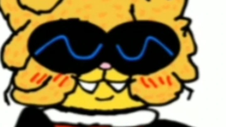 Cat Mister. Bob Sponge dancing