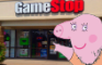 Mommy pig goes to game stop