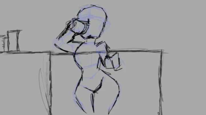 Boob expansion animation