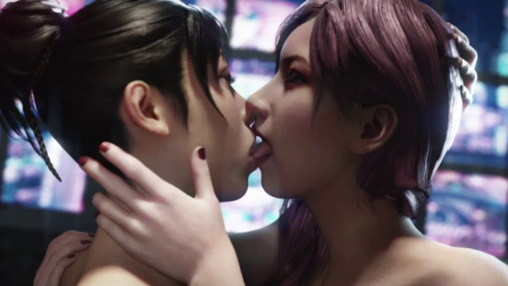 SeonHee & Chitose - Kissing practice