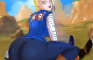 Android 18 face sit