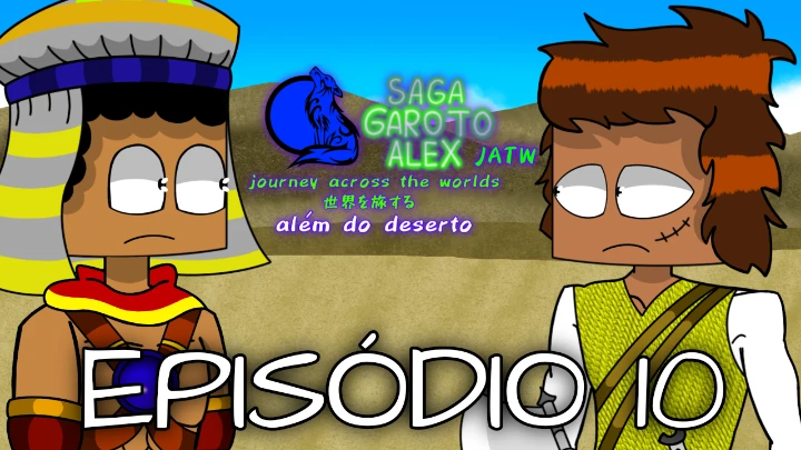 Saga garoto alex jatw - além do deserto episódio 10 (animação flipaclip) (ibis paint x)