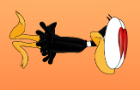 Finally, one of my people! (Daffy Duck animation test)