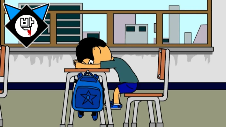 MooSung Animation:Kindergarten student tired of studying R