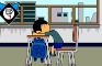 Kindergarten students tired of studying
