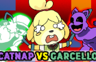 CATNAP vs Garcello │ Poppy playtime chapter 3 &amp; Friday Night Funkin Animation