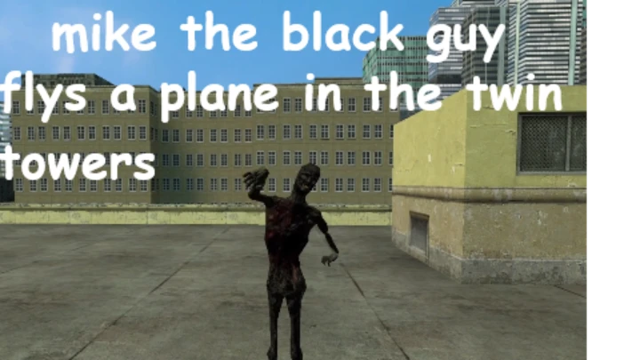 Mike the Black Guy flys a plane in the twin towers