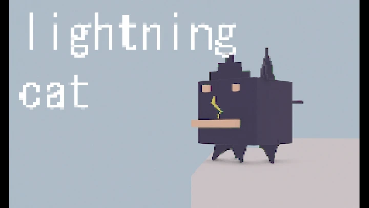lightning cat