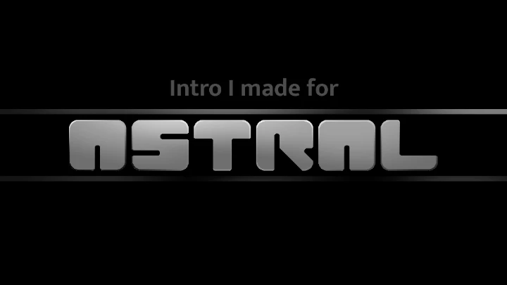 Intro for Studio Cosmo (previously Astral)