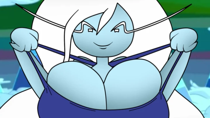 Ice Queen with BIG BOOBS - COMMISSION