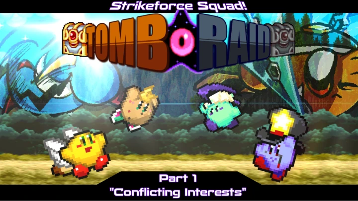 StrikeForce Squad!! Tomb Raid Part 1 (Kirby Sprite Animation)