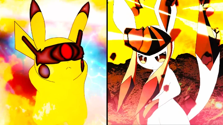 Nerus "Glaceon" vs Modified Dib "Pikachu" Dbz style (Uvilicius chapter 9's fight part)