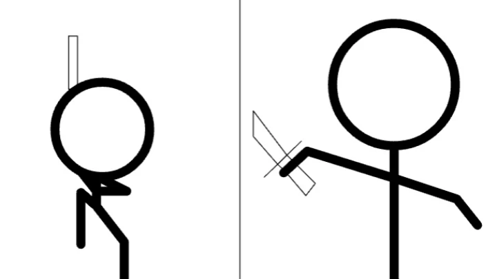 OLD stick mini game