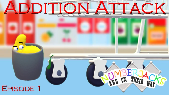 Addition Attack - Numberjacks Are On Their Way (Season 1, Episode 1)