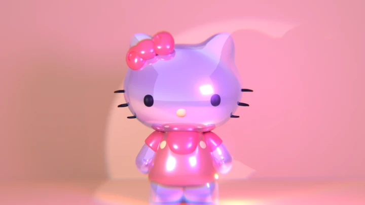 3D Hello Kitty