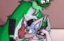 NSFW threesome animation for Spirit Braixen