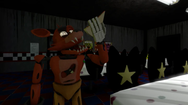 [SFM FNAF] Foxy ate Freddy's pizza